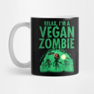 Grains Grains! Funny Zombie Halloween Vegan Mug
